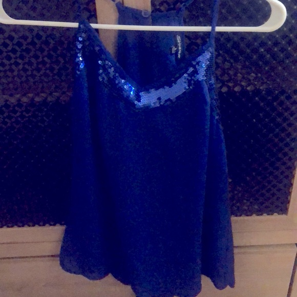 Blue sparkle blouse - Picture 1 of 1